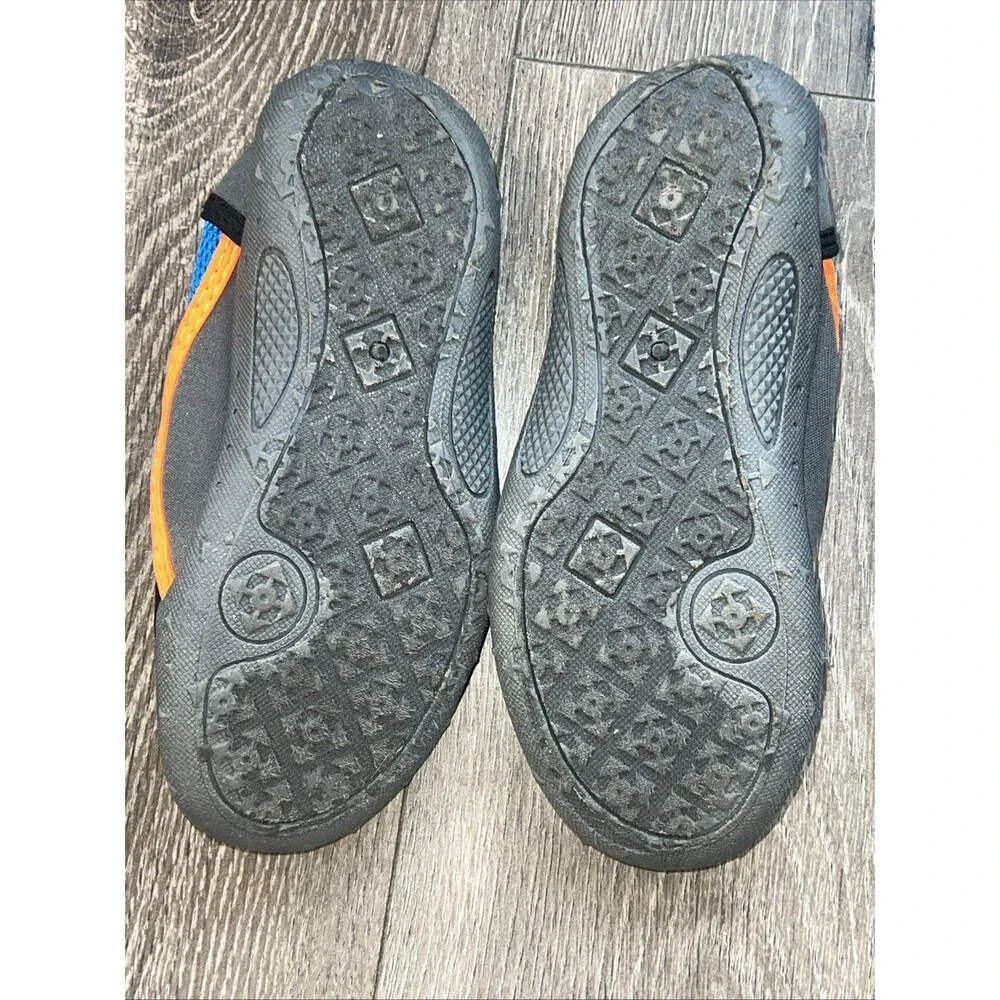 Athletic Works Swim Water Shoes Size kids 13-1 Gray Blue & Orange
